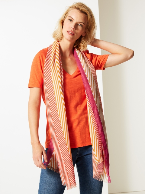 

Marks & Spencer Multicoloured Printed Scarf, Multi