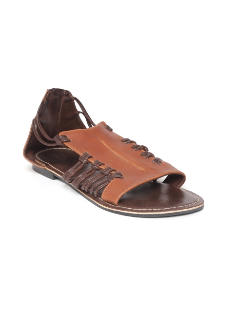 

Crave Connect Women Brown Solid Gladiators
