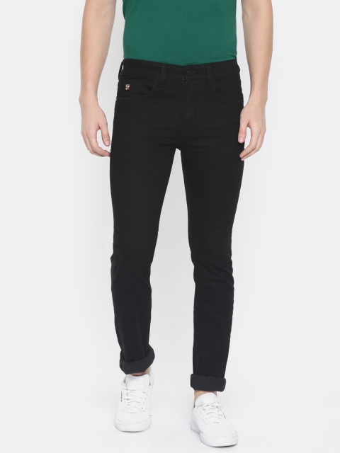

U.S. Polo Assn. Denim Co. Men Black Skinny Fit Mid-Rise Clean Look Stretchable Jeans