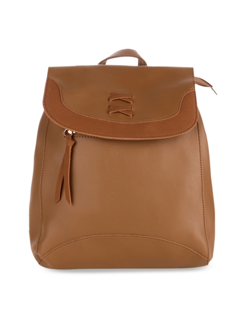 

Satchel Bags Women Brown Solid Backpack