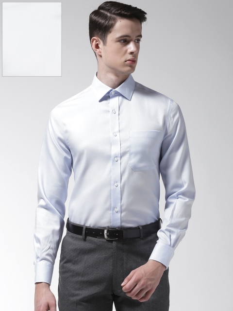 

Marks & Spencer Men Blue Slim Fit Solid Formal Shirt