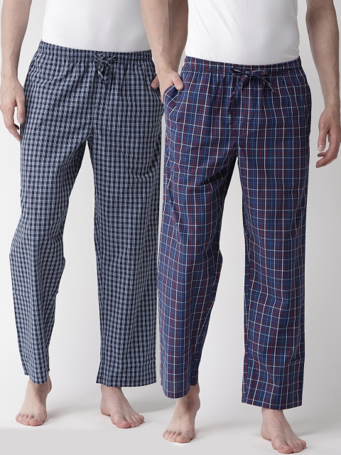 

Marks & Spencer Men Set of 2 Checked Pyjamas T073001, Blue