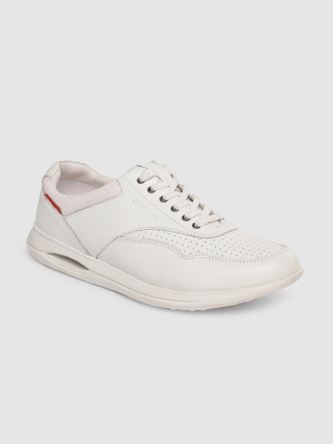 

Jack & Jones Men White Leather Sneakers