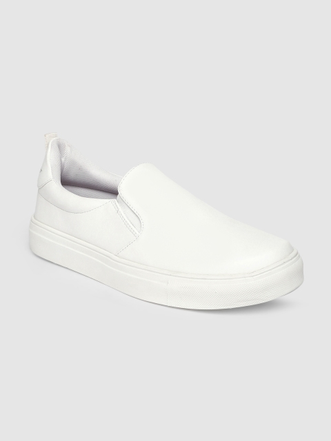 

Jack & Jones Men White Slip-On Sneakers