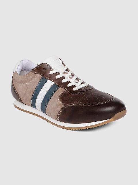 

Jack & Jones Men Brown Leather Sneakers