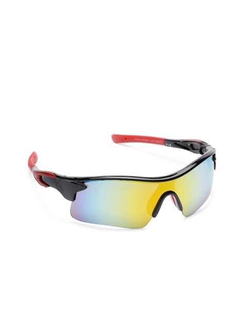 

Floyd Unisex Sunglasses 106-BLACK RED FIRE MERCURY, Multi