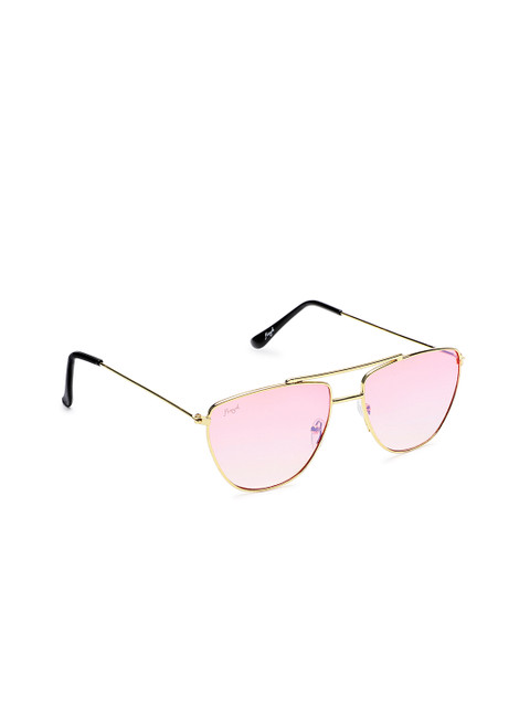 

Floyd Unisex Aviator Sunglasses QUSHAI-GOLD-PINK MERCURY