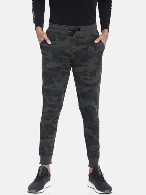 

Mufti Men Charcoal Grey Camouflage Print Slim Fit Joggers