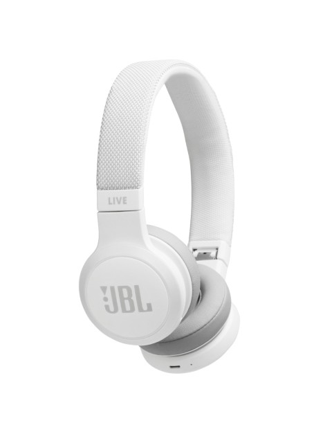 

JBL White Live 400BT Wireless On-Ear Voice Enabled Headphones