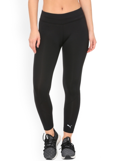 

Puma Women Black Solid Skinny-Fit Tights