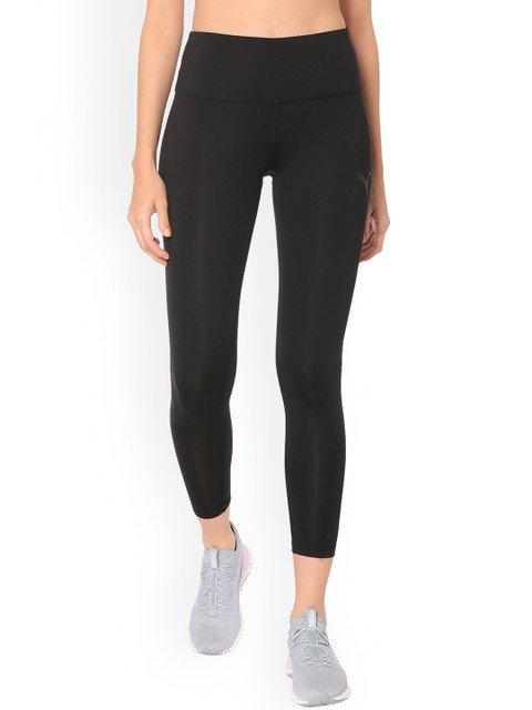 

Puma Women Black Solid Skinny Fit Cropped Tights