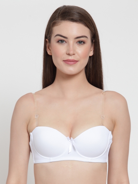 

PrettyCat White Solid Underwired Lightly Padded Push-Up Bra PC-BR-GO-WHT