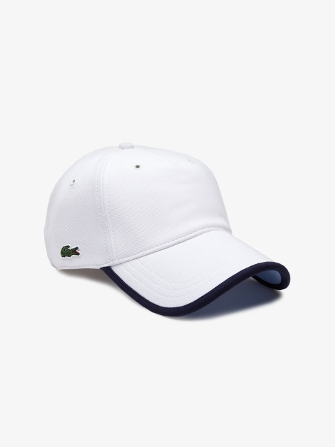 

Lacoste Men White Solid Visor Cap