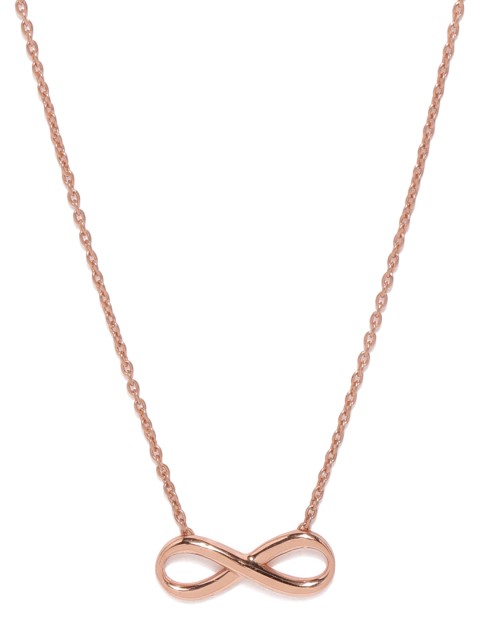 

Gehna Women Rose Gold Sterling Silver Infinity-Shaped Chain