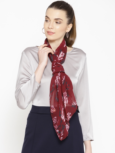 

Trend Arrest Maroon & Pink Printed Stole