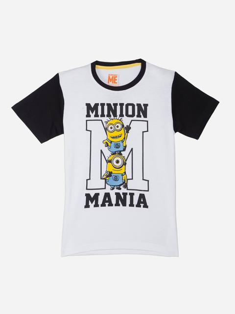 

Kids Ville Minions featured White Tshirt for Boys
