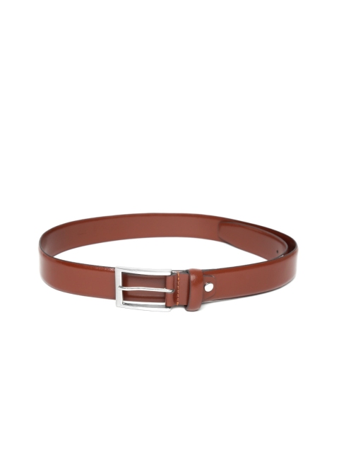 

Park Avenue Men Brown Solid Leather Belt