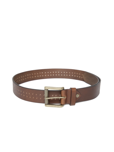 

Park Avenue Raymond Men Brown Leather Solid Belt