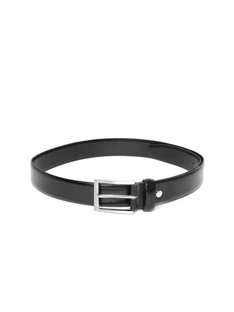 

Park Avenue Men Black Solid Leather Belt