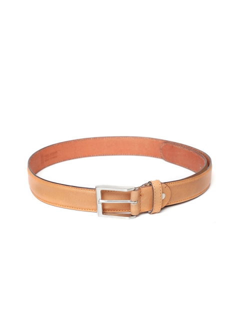 

Park Avenue Men Tan Brown Solid Leather Belt