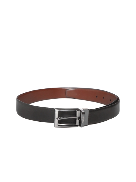 

Park Avenue Men Black & Brown Reversible Leather Solid Belt
