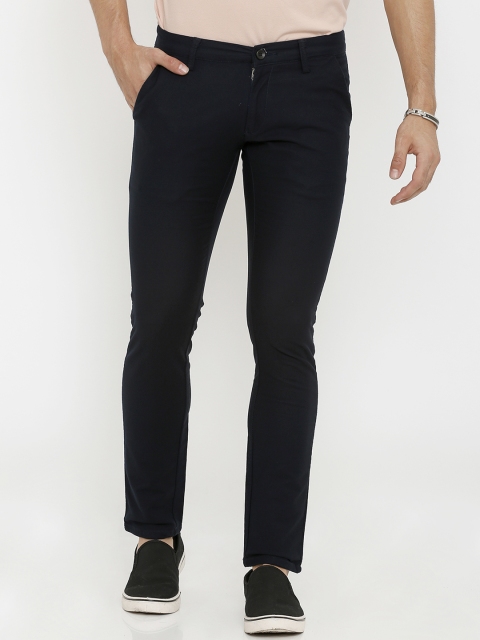 

Rex Straut Jeans Men Blue Smart Slim Fit Solid Regular Trousers