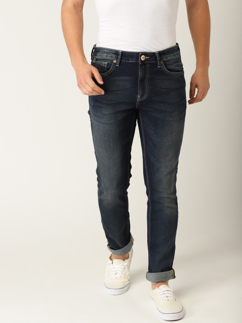 

United Colors of Benetton Men Navy Skinny Fit Clean Look Stretchable Jeans, Navy blue