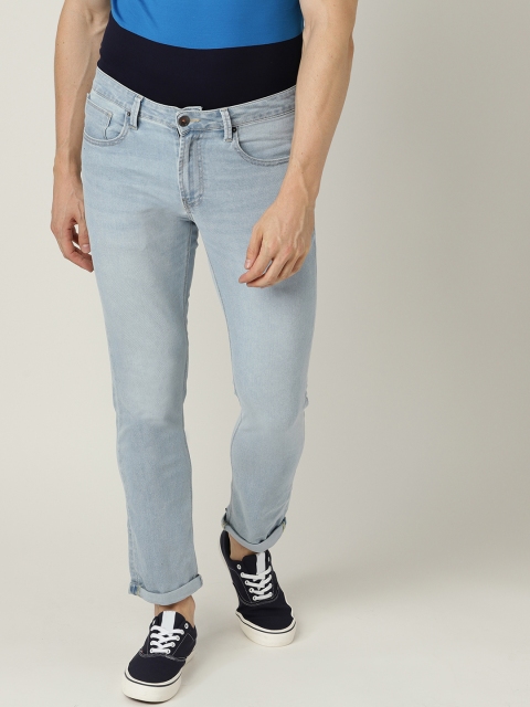 

United Colors of Benetton Men Blue Skinny Fit Mid-Rise Clean Look Stretchable Jeans
