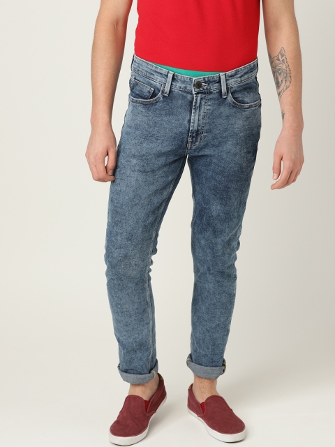 

United Colors of Benetton Men Blue Skinny Fit Clean Look Stretchable Jeans