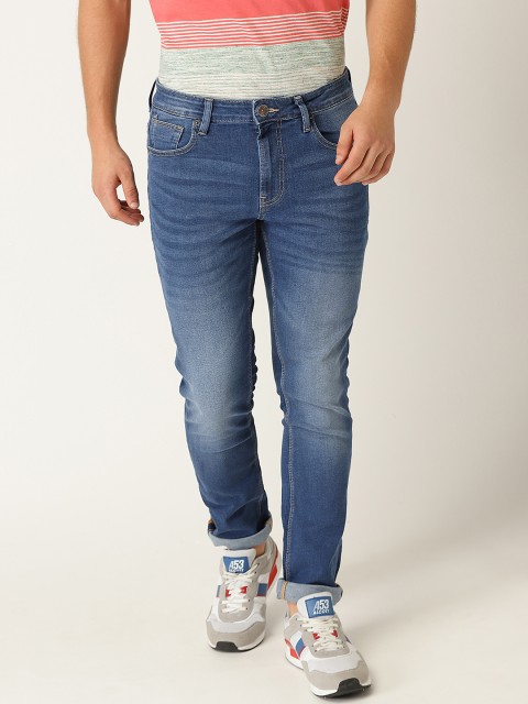 

United Colors of Benetton Men Blue Skinny Fit Clean Look Stretchable Jeans