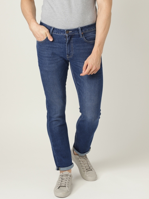 

United Colors of Benetton Men Navy Blue Skinny Fit Clean Look Stretchable Jeans