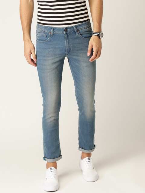 

United Colors of Benetton Men Blue Skinny Fit Clean Look Stretchable Jeans