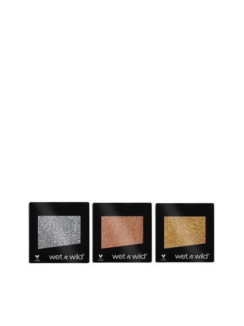 

Wet n Wild Sustainable Set of 3 Eyeshadows, Silver