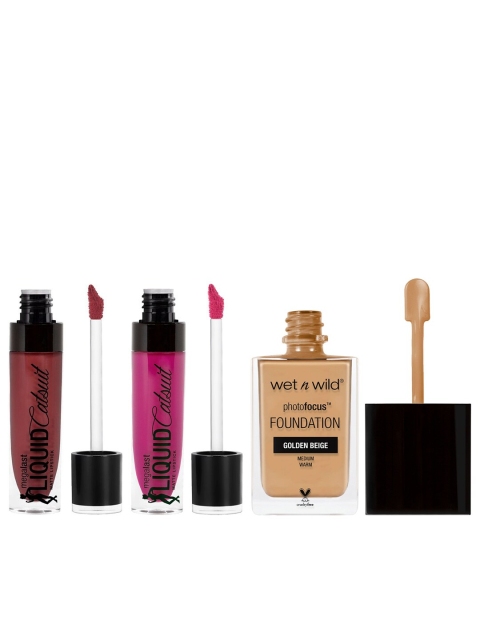 

Wet n Wild Sustainable Set of Two Lipsticks & One Foundation, Beige