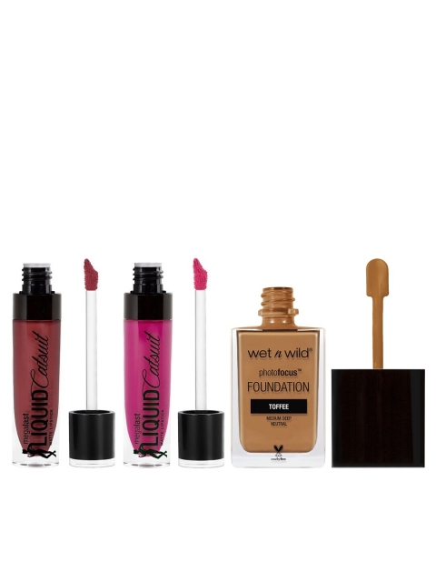 

Wet n Wild Sustainable Set of Two Lipsticks & One Foundation, Beige