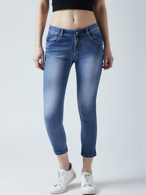 

Devis Women Blue Skinny Fit Mid-Rise Clean Look Stretchable Jeans