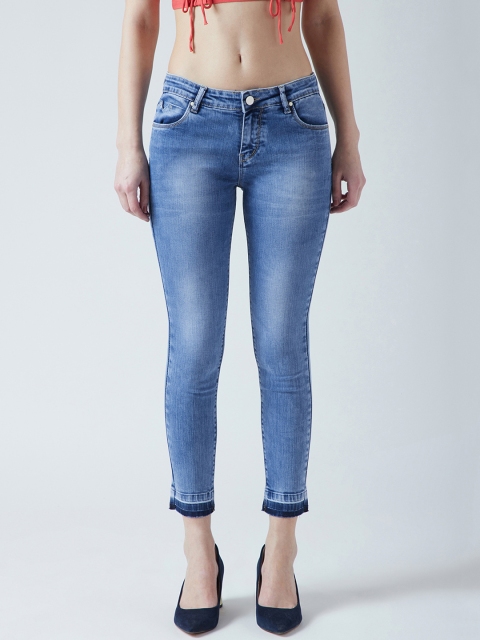 

Devis Women Blue Skinny Fit Mid-Rise Clean Look Stretchable Jeans