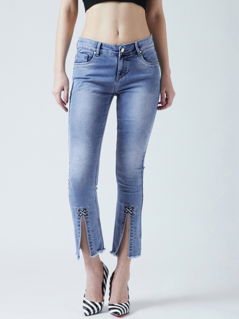 

Devis Women Blue Skinny Fit Mid-Rise Clean Look Stretchable Jeans