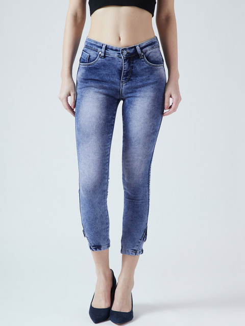 

Devis Women Blue Skinny Fit Mid-Rise Clean Look Stretchable Jeans