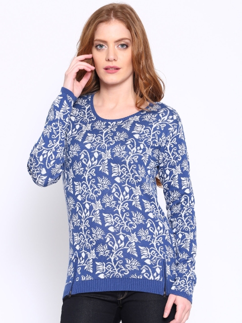 

Akiva Blue & White Sweater