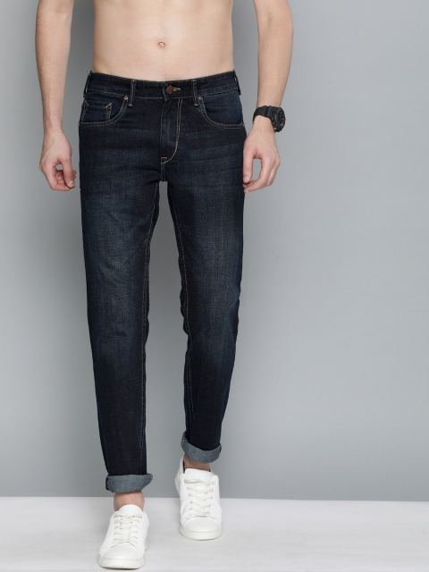 

HERE&NOW Men Blue Slim Fit Mid-Rise Clean Look Stretchable Jeans