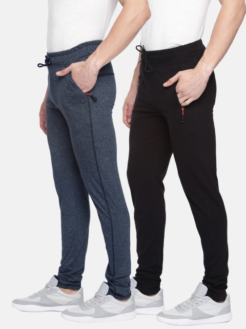 

Sports52 wear Men Pack Of 2 Solid Track Pants, Multi