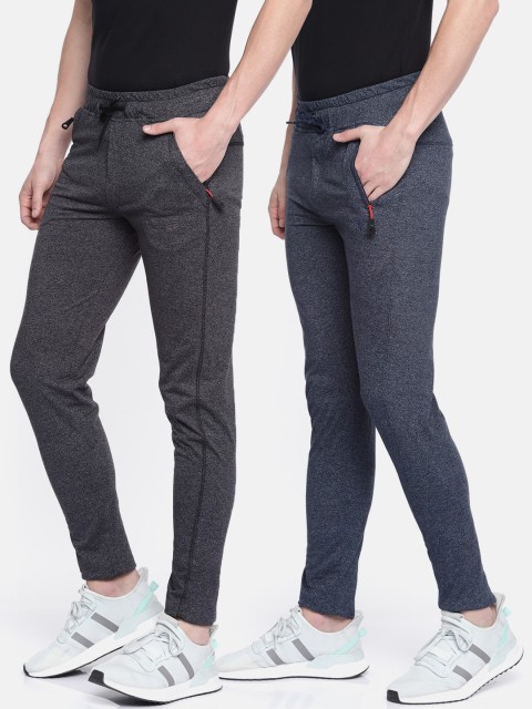 

Sports52 wear Men Pack Of 2 Solid Track Pants, Navy blue
