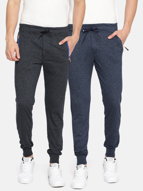 

Sports52 wear Men Pack of 2 Solid Regular Fit Joggers, Charcoal