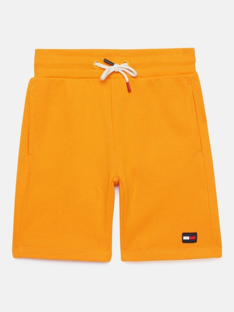 

Tommy Hilfiger Boys Mustard Yellow Pure Cotton Sweatshorts