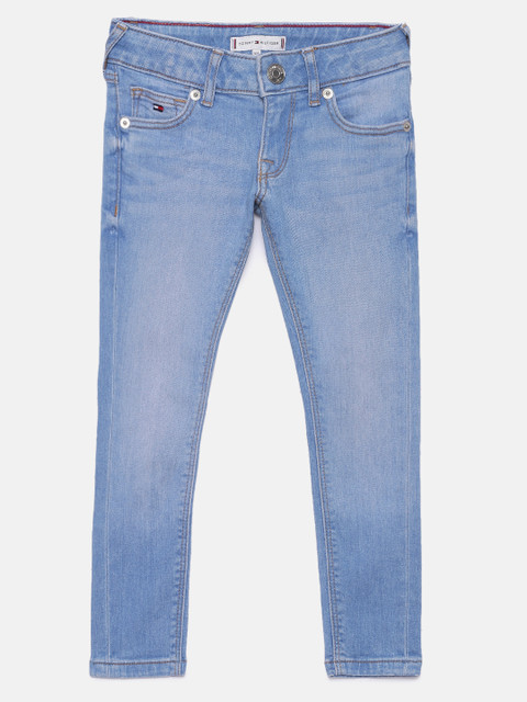 

Tommy Hilfiger Girls Blue Skinny Fit Heavy Fade Stretchable Jeans