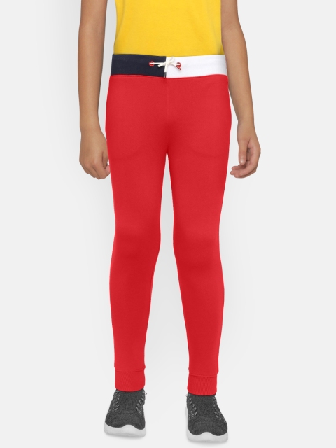 

Tommy Hilfiger Boys Red Solid Joggers