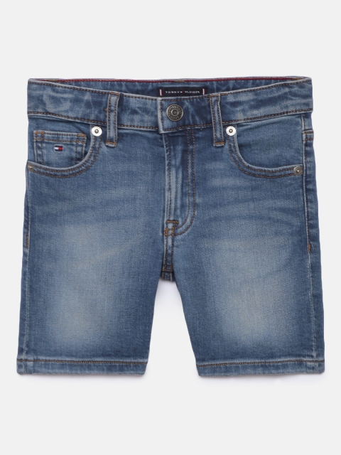 

Tommy Hilfiger Boys Blue Washed Denim Shorts