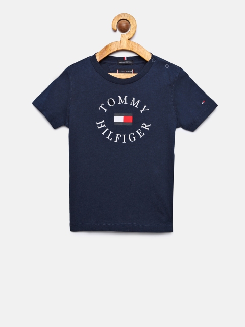 

Tommy Hilfiger Boys Navy Blue Printed T-shirt