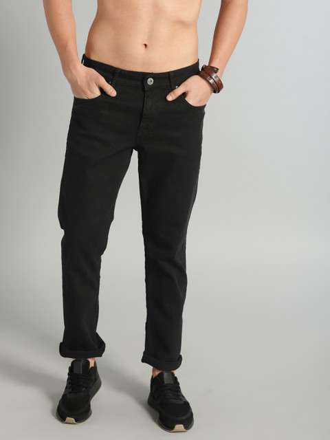 

Roadster Men Black Skinny Fit Mid-Rise Clean Look Stretchable Jeans